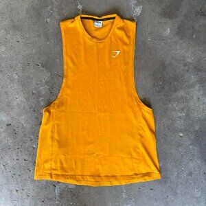 Gymshark Yellow Stringer Tank Top • Workout Gym • Size XL
